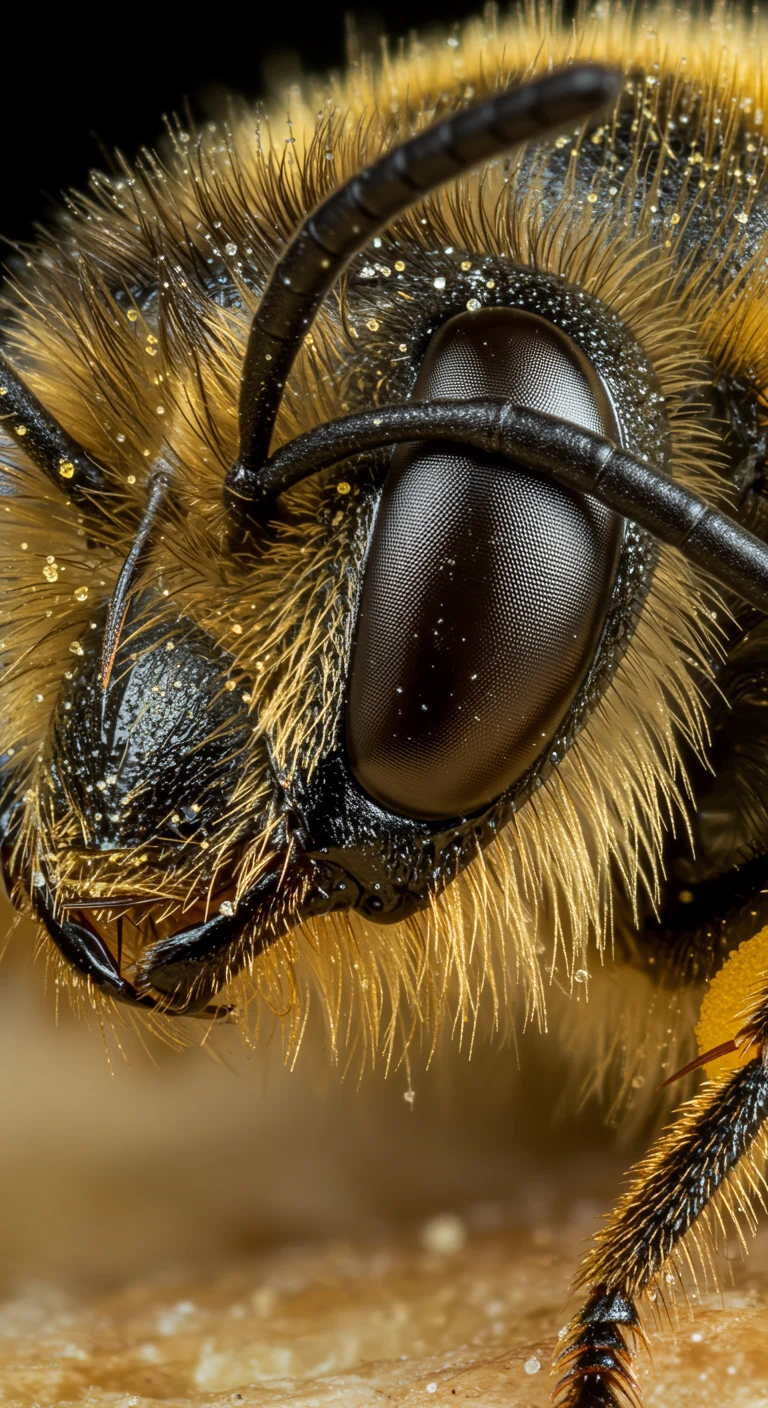 Abeja, imagen creada con IA