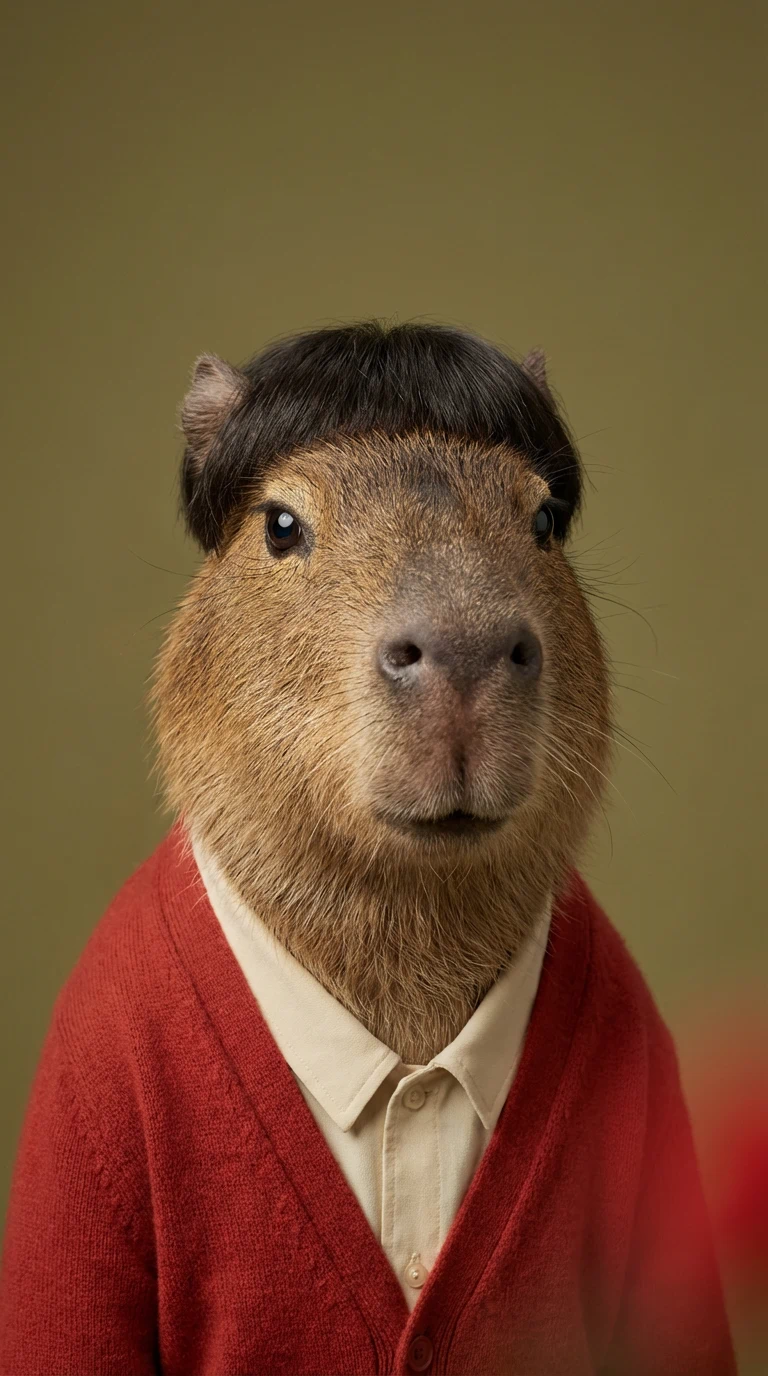 Capibara, imagen creada con IA
