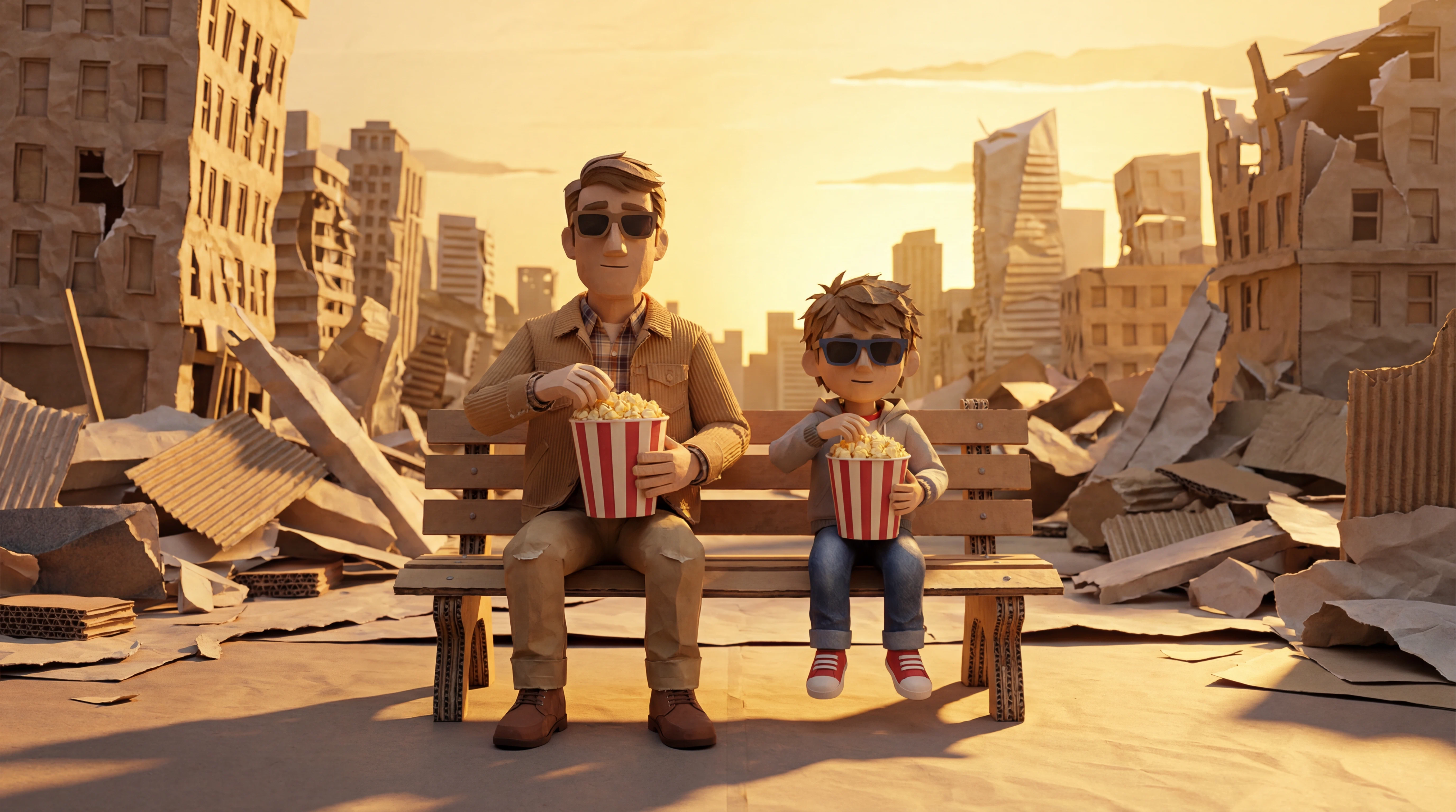 Corto, imagen creada con IA