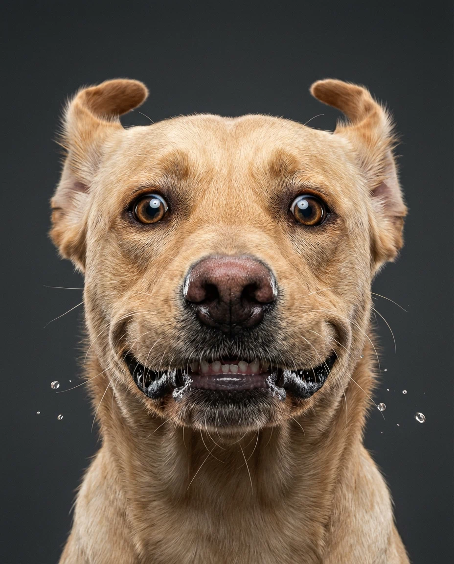 Perro, imagen creada con IA