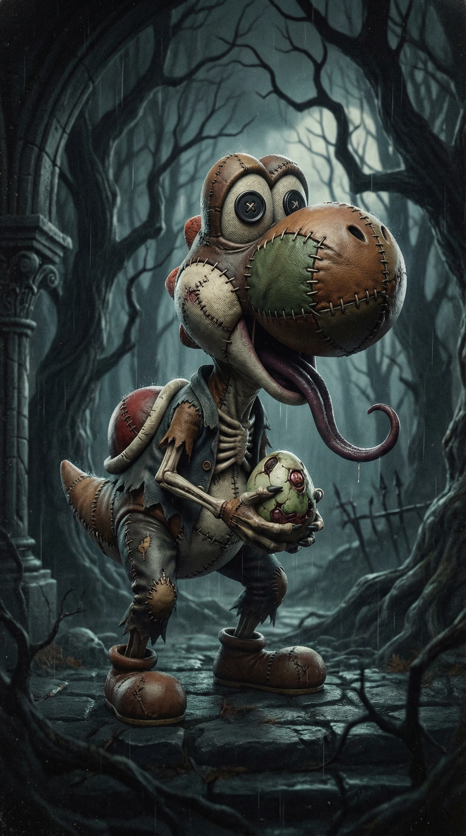 Yoshi, imagen creada con IA